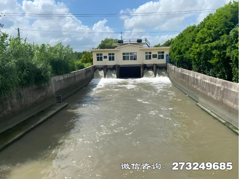 东至县防洪堤圩排站闸门