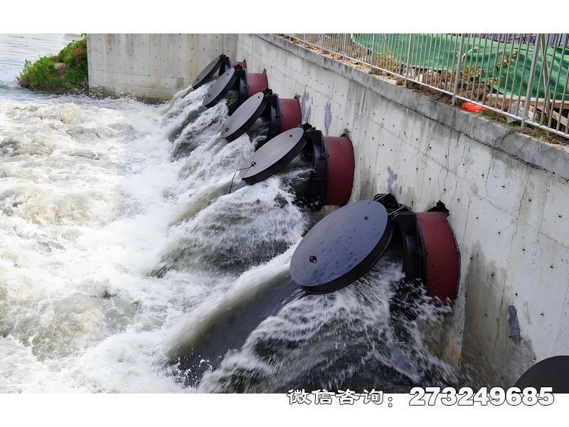 内乡县海水堤防拍门