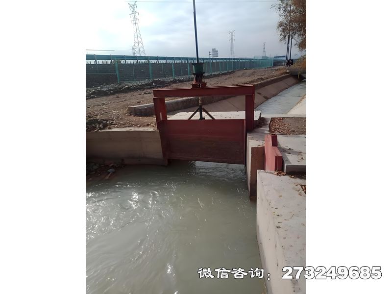 乐亭河道交汇处闸